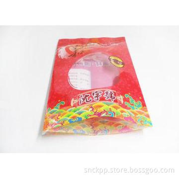 Colorful Flat Snack Packaging Bags With Clear Window , NY /